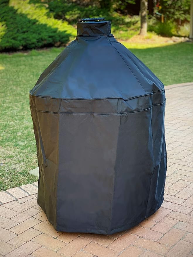 Grill Cover for Big Green Egg, Kamado Joe and Char-Griller Akorn - Fade Resistant Waterproof Fabric