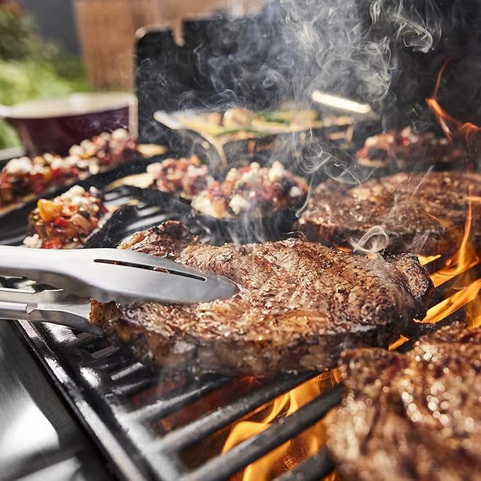 Weber Genesis E-415 Liquid Propane Gas Grill for Outdoor Grilling, 4 Burners, Black