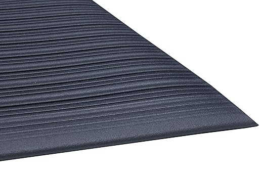 Guardian Air Step Anti-Fatigue Floor Mat, Vinyl, 27"x32", Gray, Reduces fatigue and discomfort, Can be easily cut to fit any space