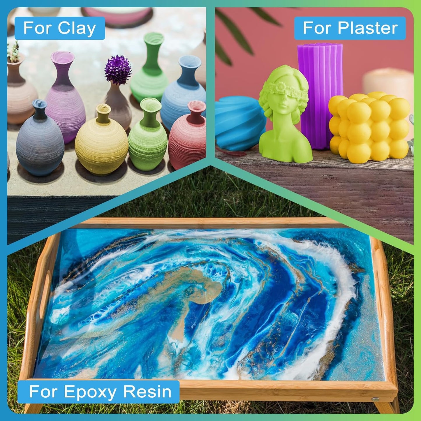 GOODTAKE Concrete Pigment, Black Iron Oxide Pigment Powder, Concrete Cement Dye Color Pigment for Pastel Tile Paint Concrete Cement Mortar Grout (Black, 20 oz)