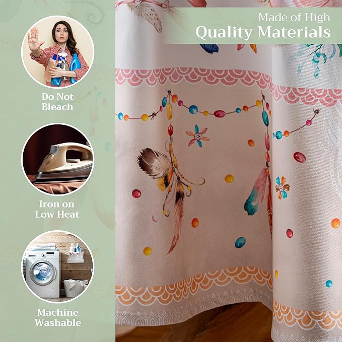 Maison d' Hermine Table Cloth Round Table 100% Cotton 63 Inches Tablecloth Reusable Decorative Everyday Use for Dining Room, Farmhouse, Home, Party, Festive & Wedding Spring Summer - Ibiza - Beige