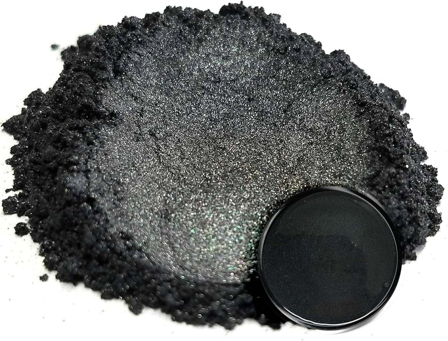 Eye Candy Pigments Premium Black Mica Powder - Samurai Black (25gr) - for Epoxy, Resin, Soap, Paint, Woodworking, Acrylic Pouring, Bath Bombs, Fishing Lures - DIY Arts and Crafts Additive