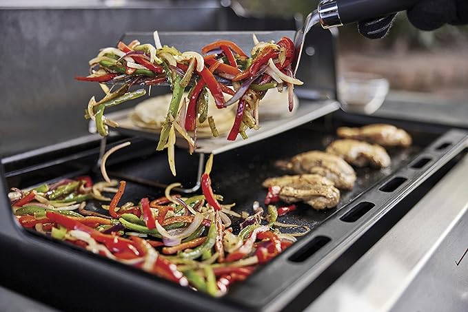 Weber Rust-Resistant Outdoor Griddle Insert for Searwood and Large Spirit Series Grills, Full-Size