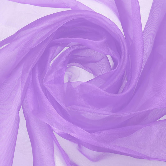 MECCANIXITY Iridescent Sheer Organza Fabric, 2 Yards x 59 Inches Solid Holographic Shiny Fabric Organza Cloth for Wedding, Curtains, Costume, Photo Background, Snow Blue