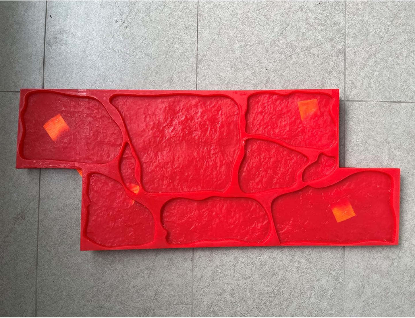 Concrete Stamps Realistic Concrete Texture Mat Concrete Seamless Stamp Mat Polyurethane Stamps Concrete Texture Skin Provides Natural-Looking Textures on Walls or Ground Concrete Molds