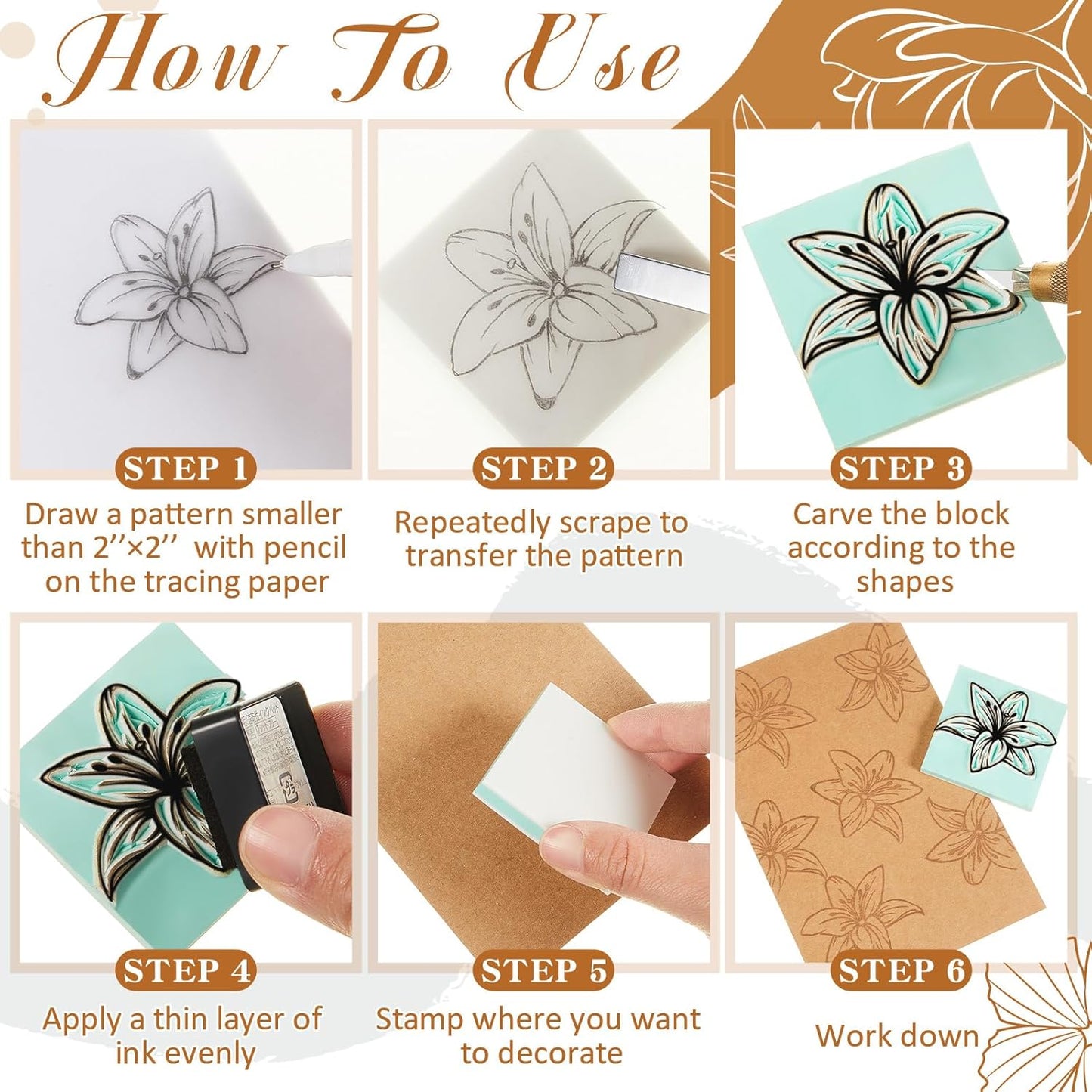 Frienda 12 Pcs 2" x 2" Rubber Carving Blocks Linoleum Blocks for Printmaking, Stamp Making, DIY Crafting, Scrapbook, Painting, Soft and Easy to Carve (White Green)