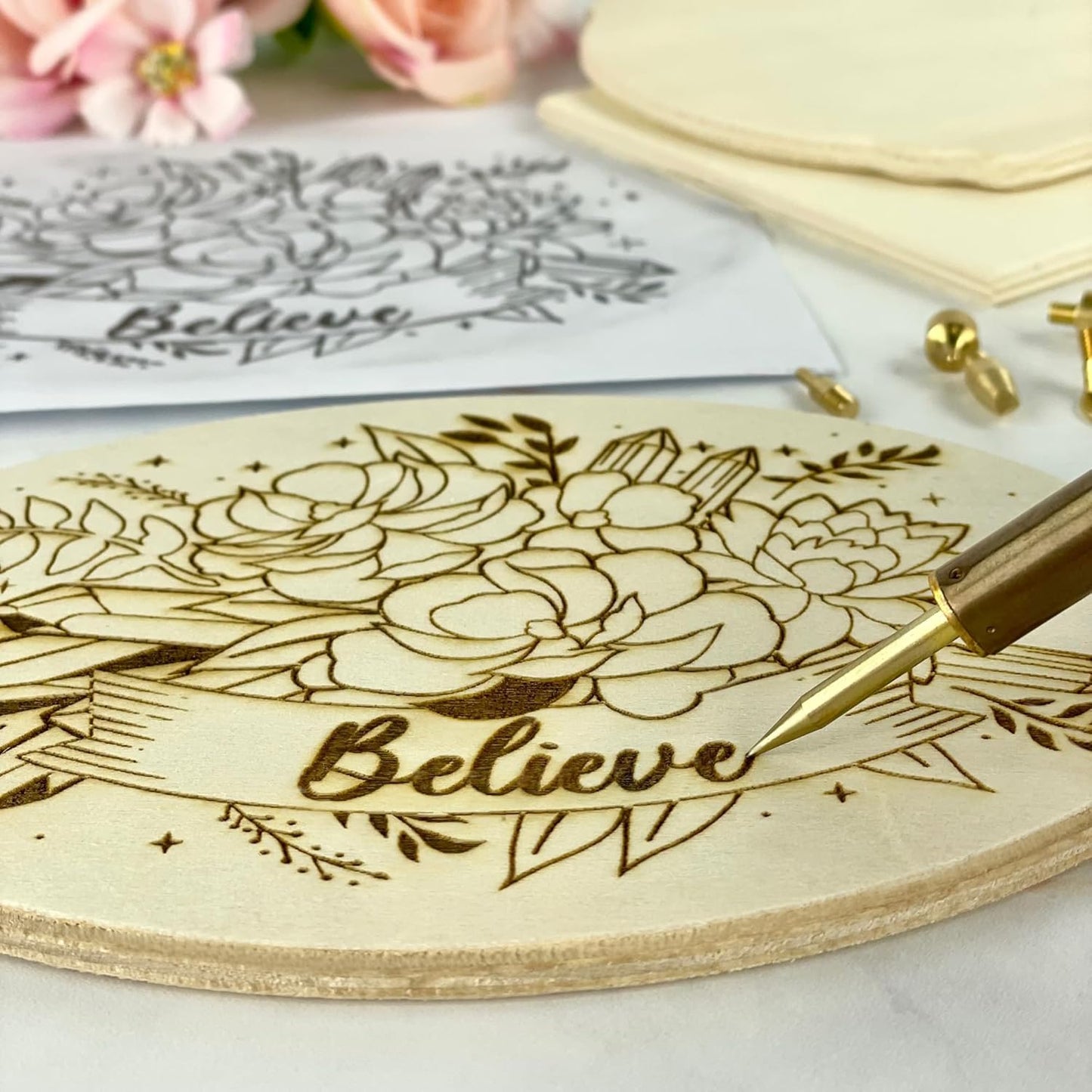 ArtSkills Wood Burning Tool Kit – 55 Piece Complete Woodburning Arts and Crafts Kit for Kids & Adults Cool Gifts for Teen Boys & Girls Fun Crafts DIY Projects