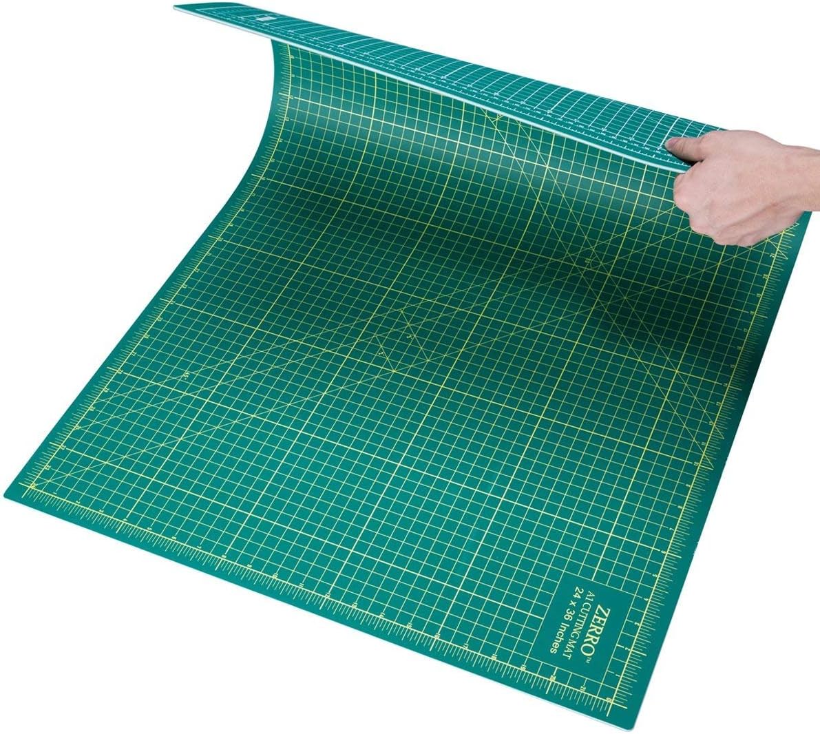 ZERRO Self Healing Cutting Mat 24" x 36", Professional Double Sided Durable Non-Slip Rotary Mat for Scrapbooking, Fabric, Quilting, Sewing-3mm Thick (A1)