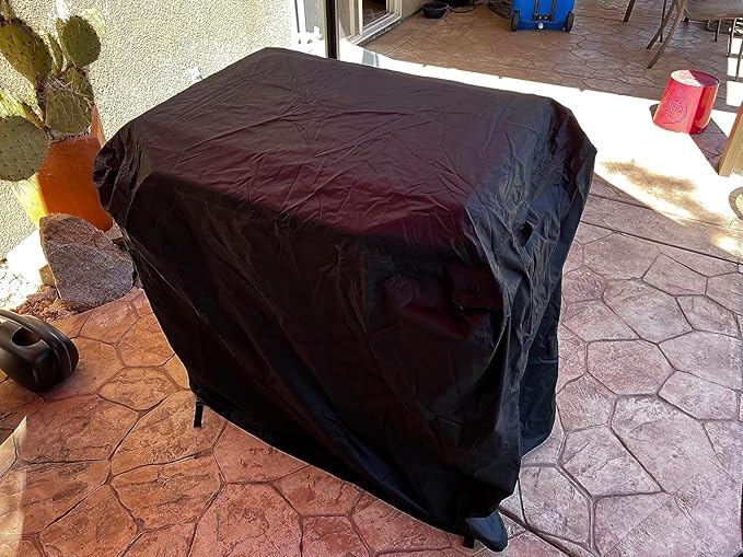 Grill Cover for Traeger Flatrock 3 Cooking Flat Top Propane Griddle, Heavy Duty Waterproof Cover for Weber, Char-Broil, Nexgrill, and More Grill - 41 X 27 X 39 Inch
