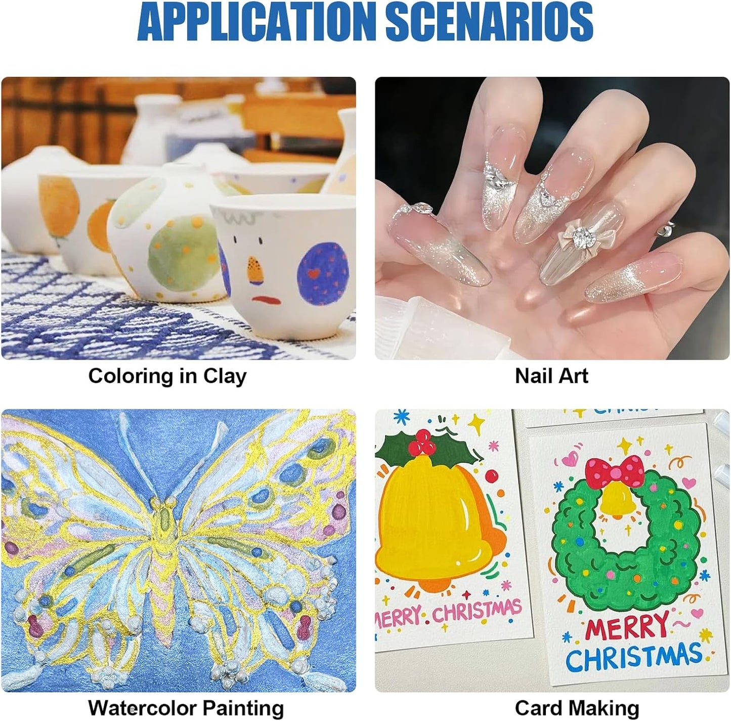 Mini Forestry Shifting Watercolor Painting Set, 40 Color Shifting Watercolor Paint Set, Shimmer Metallic Watercolor Paints Set, Glitter Watercolor Paint, Solid, Matisse & Rococo Style