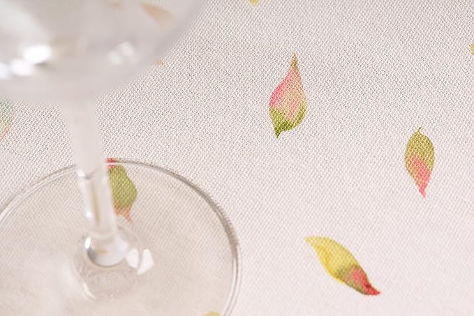 Maison d' Hermine Table Cloth Round Table 100% Cotton 63 Inches Fall Tablecloth Reusable Everyday Use for Thanksgiving Christmas Decorations Dining Farmhouse Party (Pumpkin Passion)