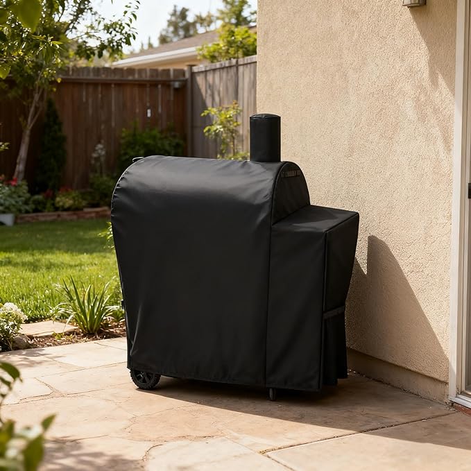 Heavy Duty 600D Grill Cover Fits for Royal Gourmet CC1830V/CC1830 30 Barrel Charcoal Grill Cover