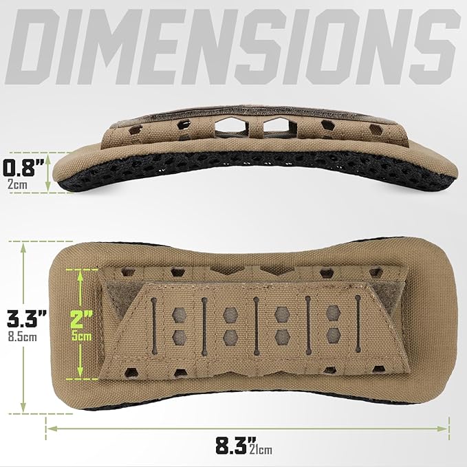 WYNEX Shoulder Strap Pad for Vest Carrier, 2 Pack Tactical Plate Shoulder Pads Strap Cushion Vest Accessories Shoulder Pads Soft Mesh Pads with Tactical Gear for Men