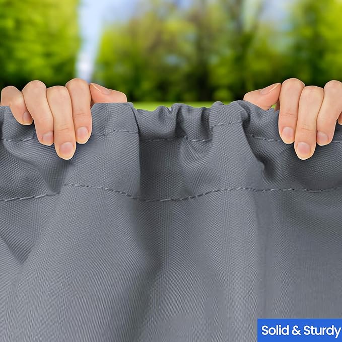 Covers & All Round Table Top Cover, 12 Oz Waterproof UV & Weather Resistant Patio Table Cover, Outdoor Table Cover for Patio Outdoor Furniture & Coffee Table (41" Dia x 4" H Inches, Gray)
