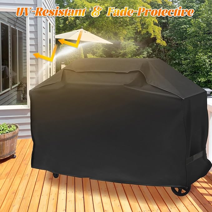 Grill Cover for Traeger Woodridge Pro Accessory Wood Ridge Elite Replacement Parts BAC776 Pellet Smoker Full Length 600D Waterproof Outdoor BBQ Covers Grilling