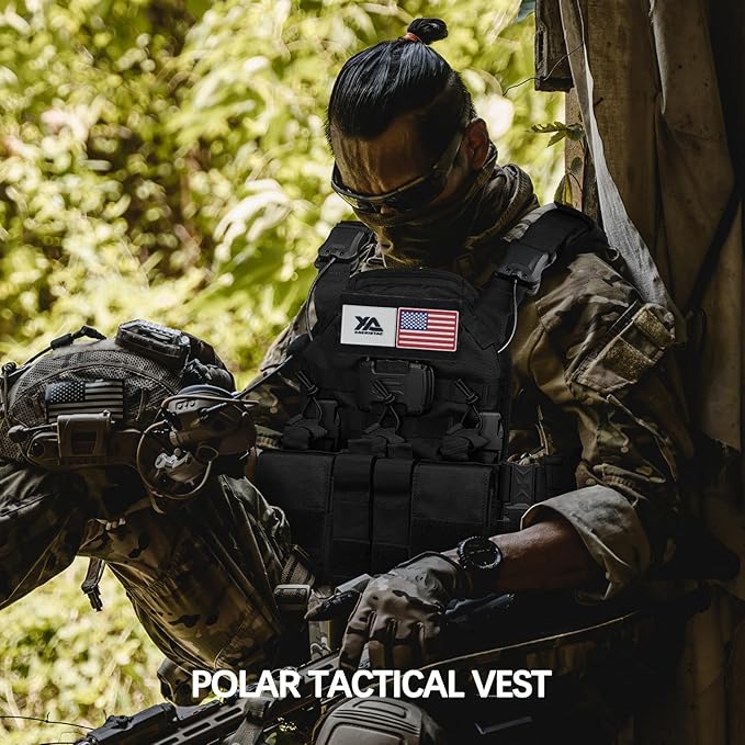 xaegistac Tactical Vest -Adjustable Modular Design for Outdoor, Hunting, and Security