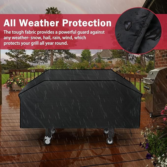 iCOVER 36 inch Griddle Cover for Blackstone, Waterproof Lightweight Polyester Barbecue Protection Flat Top Gas Grill Covers for 36" Griddles Cooking Station for Camp Chef