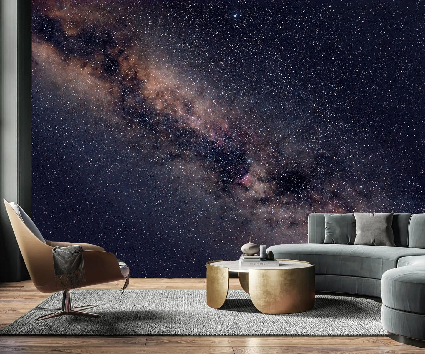 AFZEVEB-Galaxy Stars Wallpaper Wall murals for Ceiling 136"x96"(Not Peel and Stick)