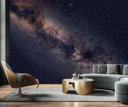 AFZEVEB-Galaxy Stars Wallpaper Wall murals for Ceiling 136"x96"(Not Peel and Stick)