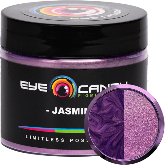 Eye Candy Premium Mica Powder Pigment “Jasmine” (50g) Multipurpose DIY Arts and Crafts Additive | Woodworking, Epoxy, Resin, Paint, Soap, Natural Bath Bombs, Nail Polish (Jasmine, 50G)