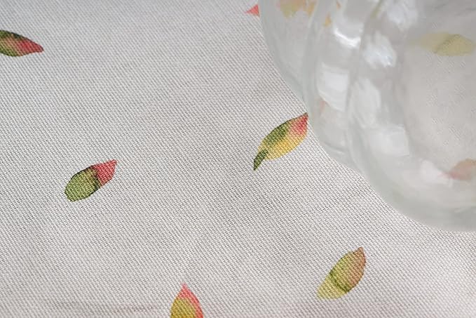 Maison d' Hermine Table Cloth Rectangle Table 100% Cotton 60 x 108 Inches Fall Tablecloth Reusable Everyday Use for Thanksgiving Christmas Decorations Dining Farmhouse Party (Pumpkin Passion)