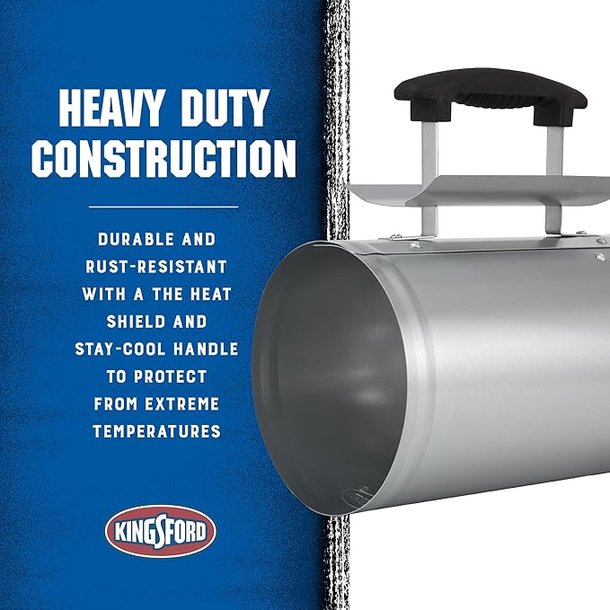 Kingsford Heavy Duty Deluxe Charcoal Chimney Starter | BBQ Chimney Starter for Charcoal Grill and Barbecues, Compact Easy to Use Chimney Starters and BBQ Grill Tools | 6 Pack