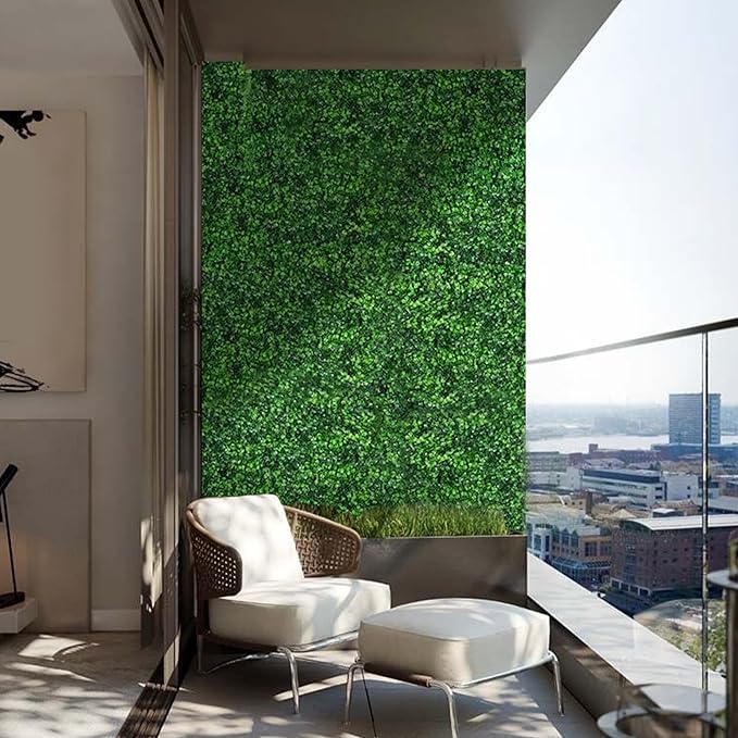 24PCS 24x16inch Artificial Boxwood Panels - UV Protected Privacy Screen Indoor Outdoor Garden Fence