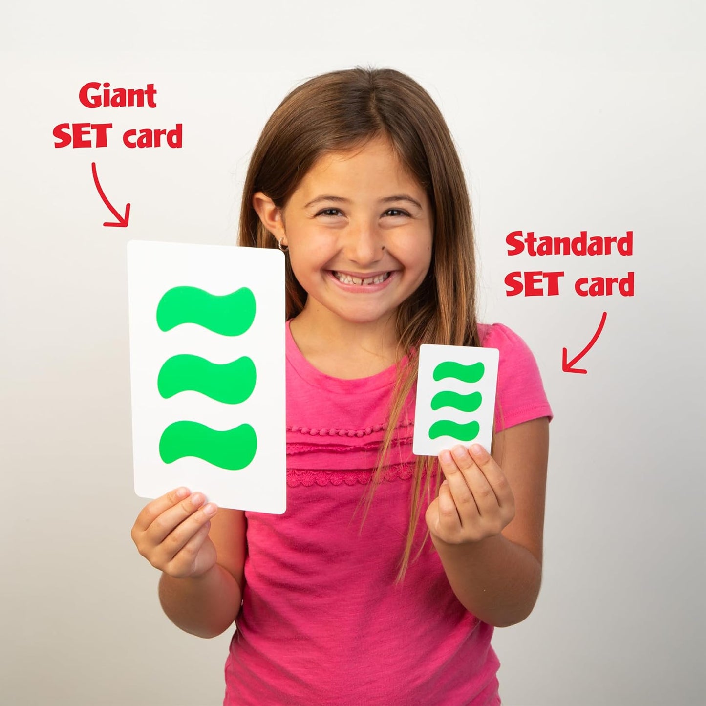 Set Giant Card Games for Kids - Jumbo Playing Cards