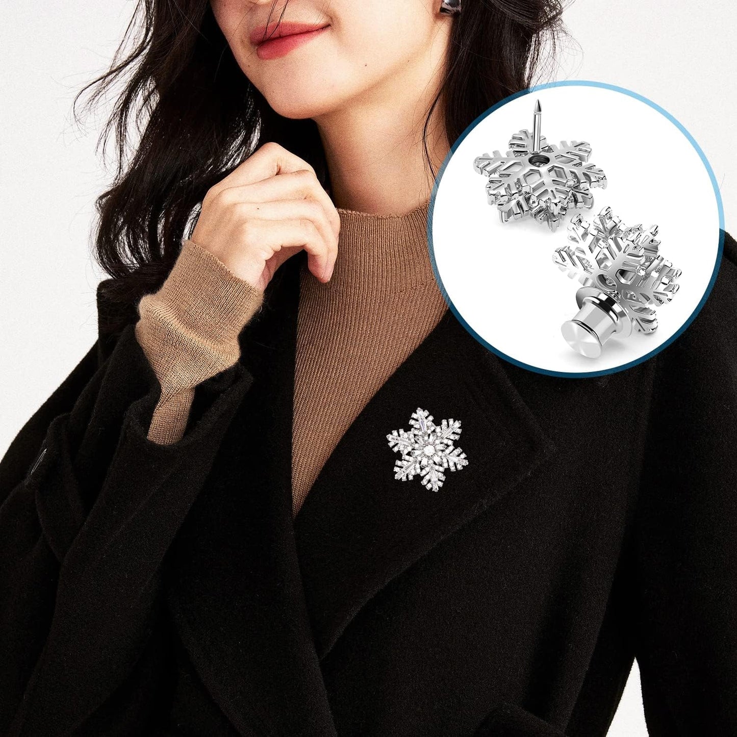 100PCS Metal Pin Backing for Brooch Enamel Lapel Pin Lock Keeper Clasp