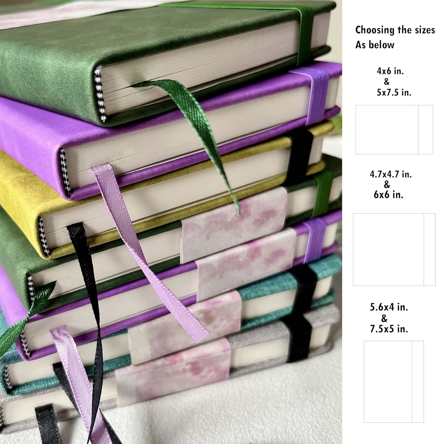 tumuarta Watercolor - Sketchbook, 7.5x5 in, 140 LB, 300GSM, 100% Cotton, Acid Free, Cold Press, 24 Sheets,48 Pages, Watercolor Paper Journal for Use As Travel Notebook and Mixed Media Pad On The Go