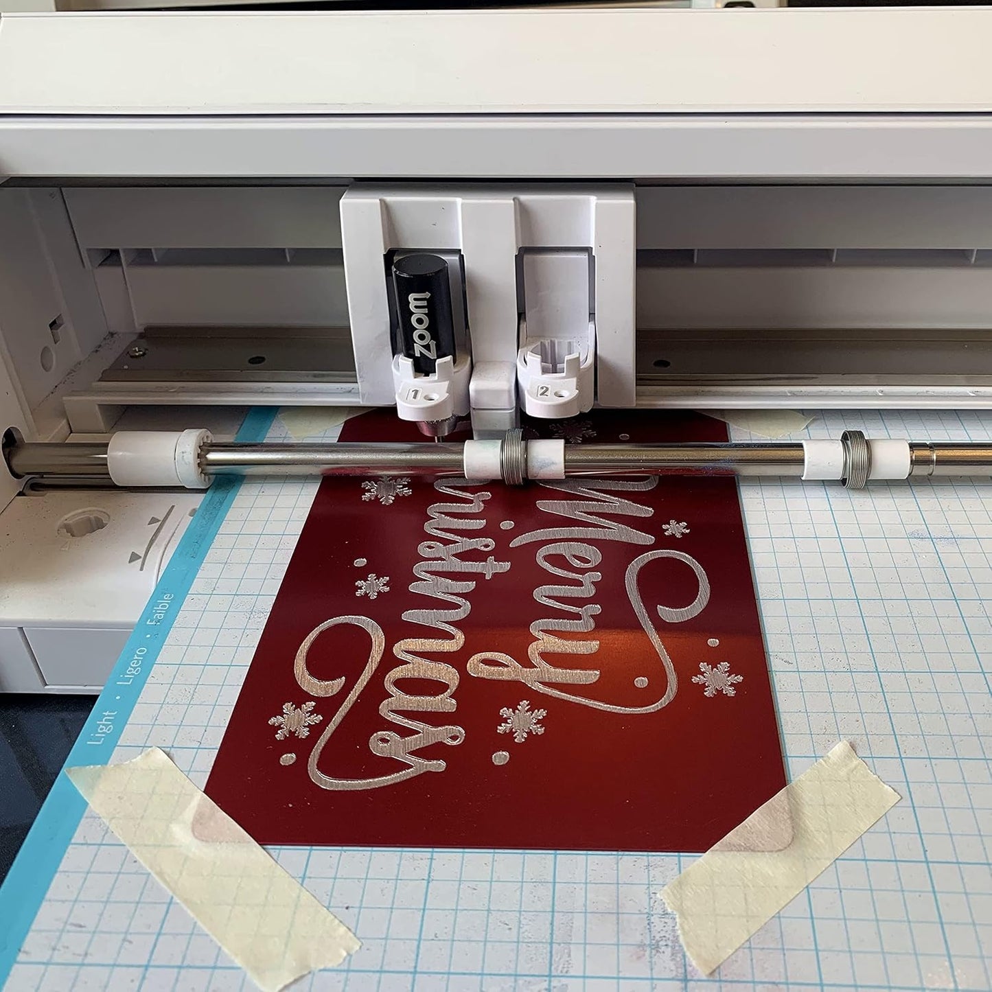 Metal Engraving Sheets for Etching with Maker, Explore Air 2, Silhouette Cameo 4, Brother Scan and Cut Zoom Precision Engraving Tool Tip Engraver; Blank Anodized Aluminum Sheets for Crafting - 3 Pack