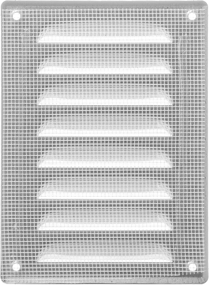 Repa Market 5.5" x 7.5" Inch (Outer Dimensions) Galvanized Air Vent Cover - Steel Steel Return Air Grilles - for Ceiling and Sidewall - HVAC - with Protection Screen (5.51'' x 7.48'' Inch)