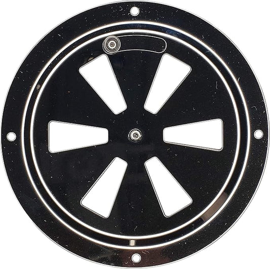 4" BBQ Smoker Air Vent (Stainless Steel) - Pinwheel Grill Damper For Increased Airflow