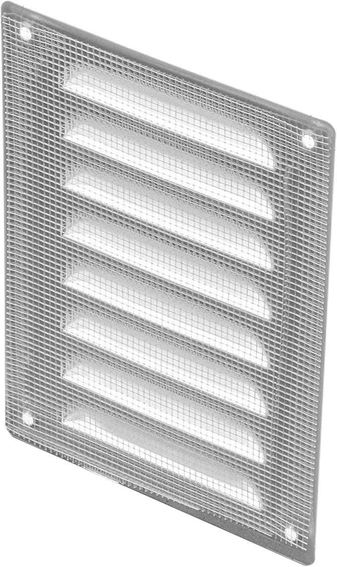 Repa Market 5.5" x 7.5" Inch (Outer Dimensions) Galvanized Air Vent Cover - Steel Steel Return Air Grilles - for Ceiling and Sidewall - HVAC - with Protection Screen (5.51'' x 7.48'' Inch)