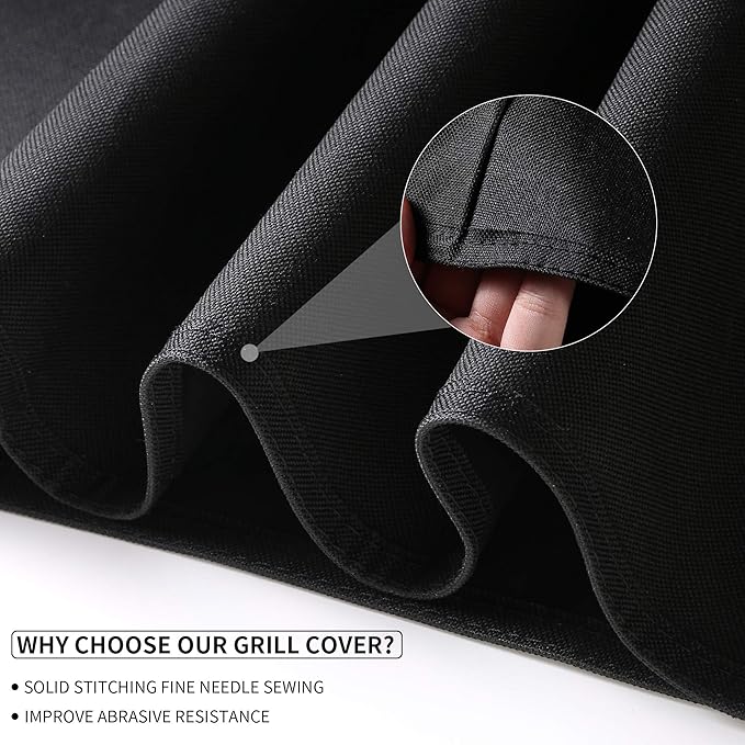 SUPJOYES 7106 Grill Cover for Weber Spirit 200 and 300 Series, 52 Inch BBQ Grill Covers, Heavy Duty Waterproof Barbecue Accessories