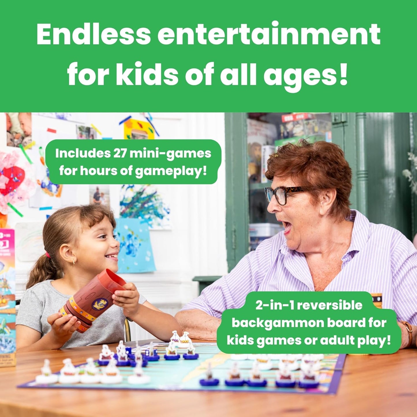 Story Time Chess - Chess Sets for Kids, Kids Chess Set, Chess Game Toddlers, Learning Games for Kids, Chess Sets for Boys & Girls