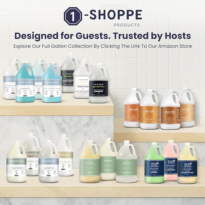 Terra Pure Hotel Body Wash/Hand Soap | One Gallon | Designed to Refill Soap Dispensers (Set of 1)