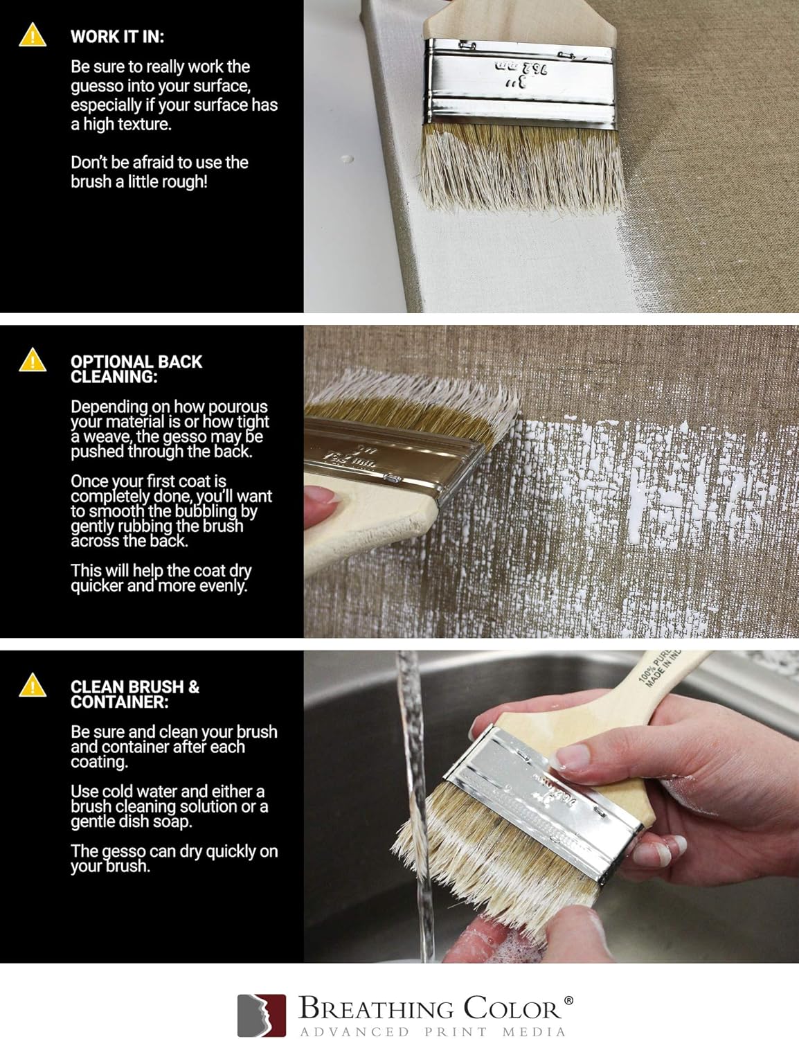 White Gesso Canvas Primer 32 oz Give Your Art The Ultimate Base Prime! Keep Paint from Absorbing! Whether Acrylics, Oils, Watercolors or Pastels, Make Every Painting Look its Absolute Best