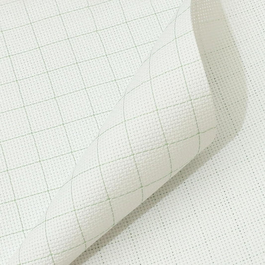 Aida Cloth 14 Count Cross Stitch Fabric,19×28inch (14CT,Grid)