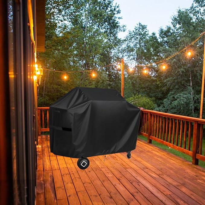 Grill Griddle Cover for Brand-Man Griddle Grill Combo 6-Burner, Portable Gas BBQ Covers, Waterproof Outdoor Propane Grills Cover-22.4" D x 64" W x 42" H