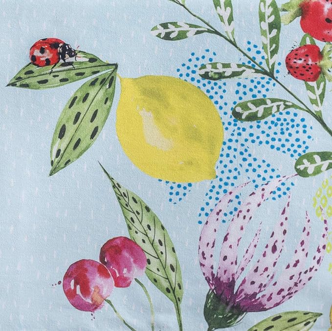 Maison d' Hermine Table Cloth Rectangle Table 100% Cotton 70 x 108 Inches Tablecloth Reusable for Dining Room, Farmhouse, Home, Party, Festive & Wedding Spring Summer - Jardin D'Ete - Mint