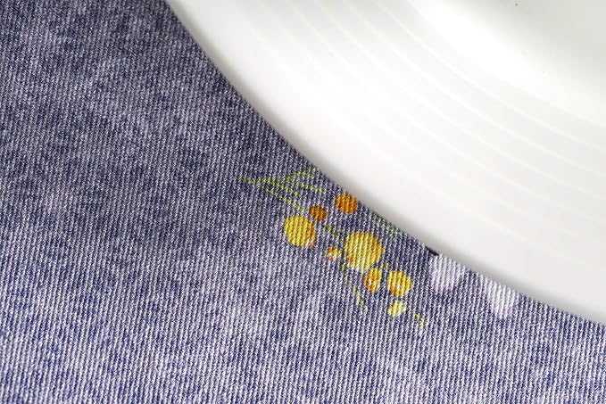 Maison d' Hermine Table Cloth Round Table 100% Cotton 69 Inches Tablecloth Reusable for Dining Room, Farmhouse, Home, Party, Festive & Wedding Spring Summer - Sweet Rose Lavender - Country Garden