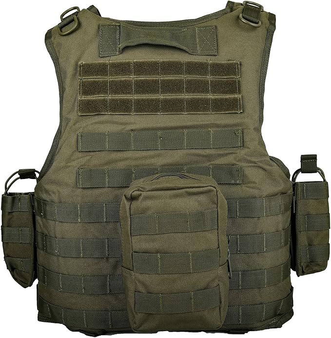 YAKEDA Adjustable Tactical Airsoft Training Vest | Camping, Fishing, Hunting,Gift for Halloween and New Year