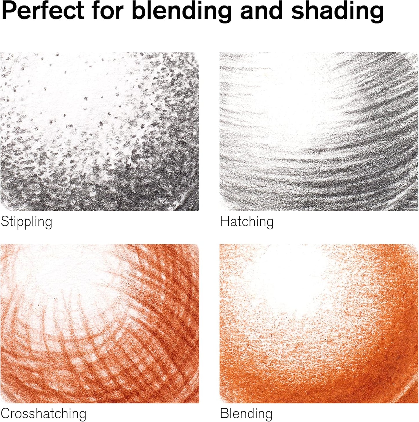 Winsor & Newton Studio Collection Artist Pencils, Sketching Pencils, Set of 6