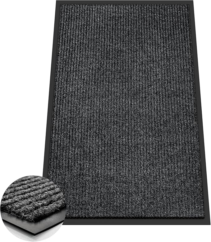 Azadx 3'x5' Front Door Mat Heavy Duty Indoor Outdoor Door Mat Non-Slip Backing Doormat for Entryway Stain and Fade Resistant Commercial Floor Mats Entry Mat Low Profile Welcome Door Mats