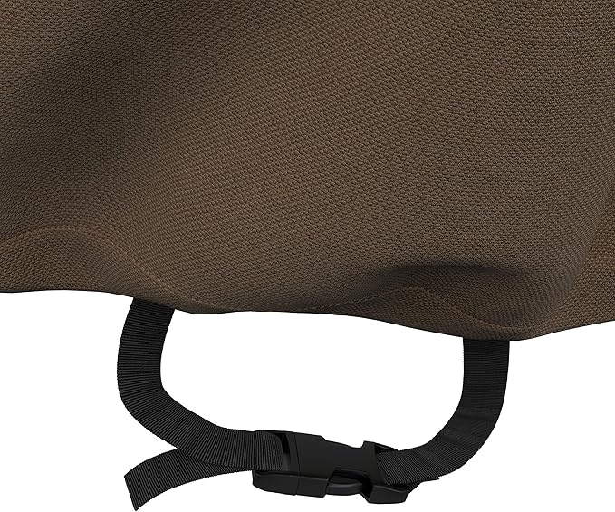 Amazon Basics Gas Grill Barbecue Cover for Outdoor, Waterproof, Anti-UV, Durable Heavy Duty, 60 inch, Medium, Beige