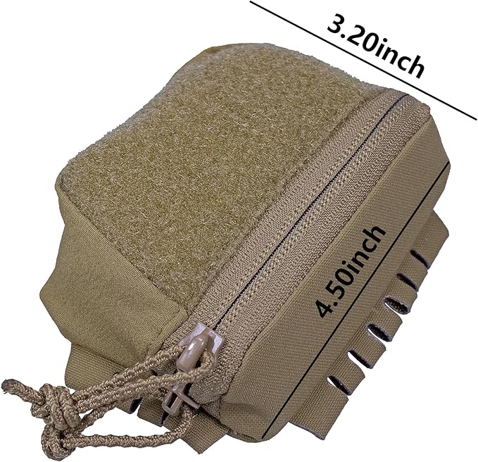 Tactical NVG Battery Pouch Helmet Mounted, Counter Weight Pouch GP Balance Retention for Fast MK1 PJ Airsoft Helmet