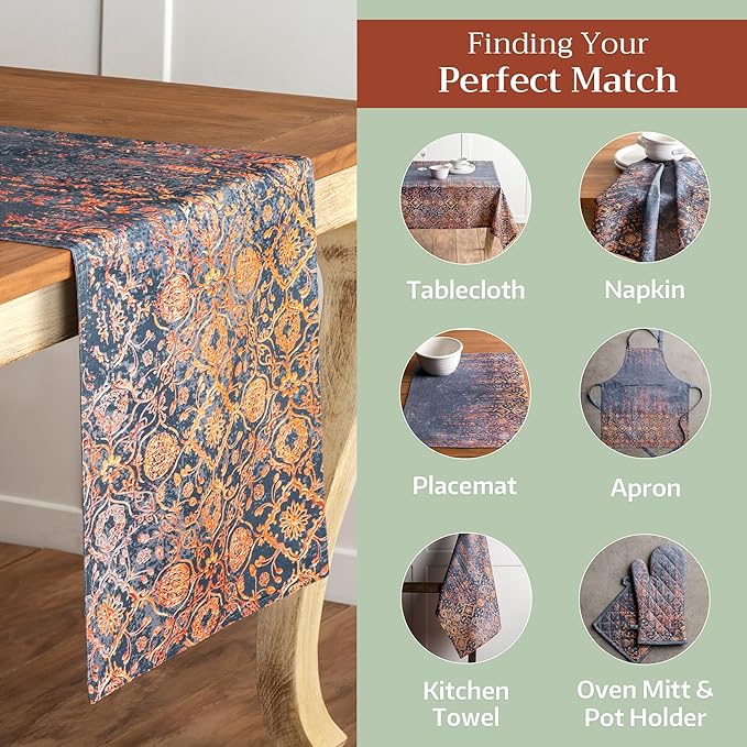 Maison d' Hermine Table Cloth Square Table 100% Cotton 54 x 54 Inches Fall Tablecloth Reusable Everyday Use for Thanksgiving Christmas Decorations Dining Farmhouse Party (Imperfection)
