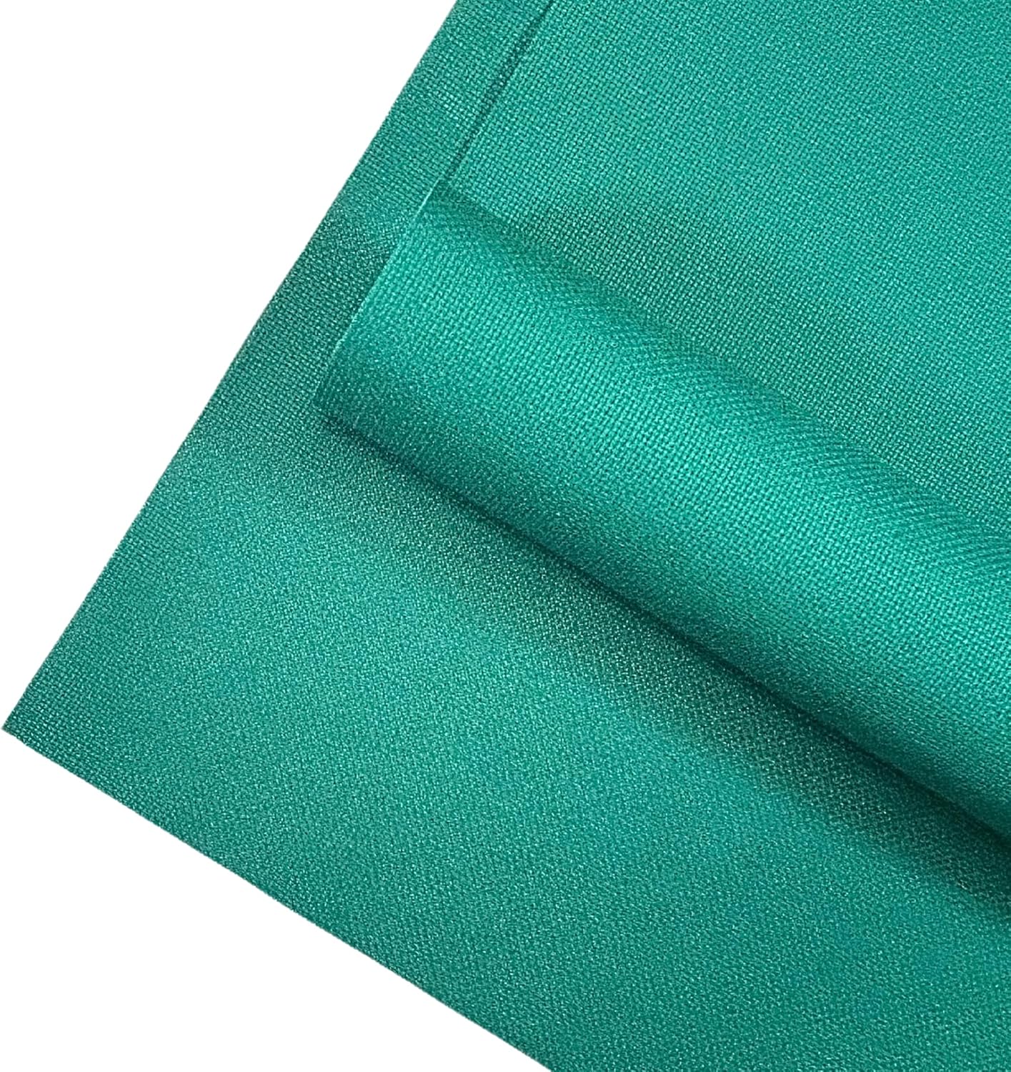 2 Sheets of Green 14 Count Aida Cloth – 18 x 18 Inch Pre-Cut Fabric Squares – Cross Stitch Fabric – 100% Cotton – Ideal for Needlework & Embroidery – The Knotty Unicorn