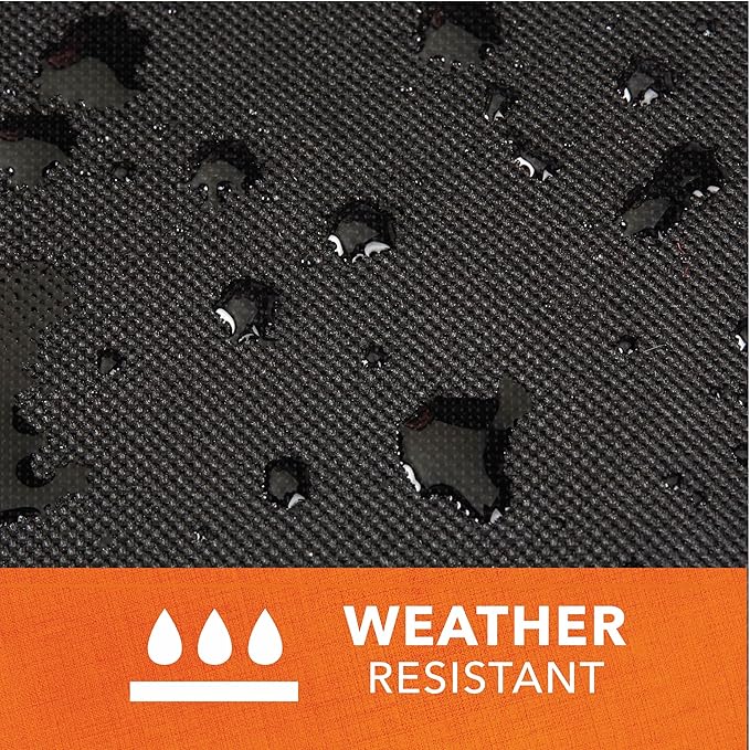 Modern Leisure 2974 Basics Walk-A-Bout Charcoal Grill Cover (21.5 L x 21.5 D x 14.5 H inches) Water-Resistant, Black